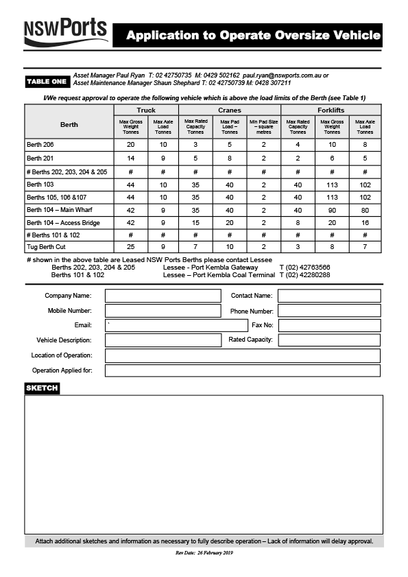 Application-to-operate-oversize-vehicles