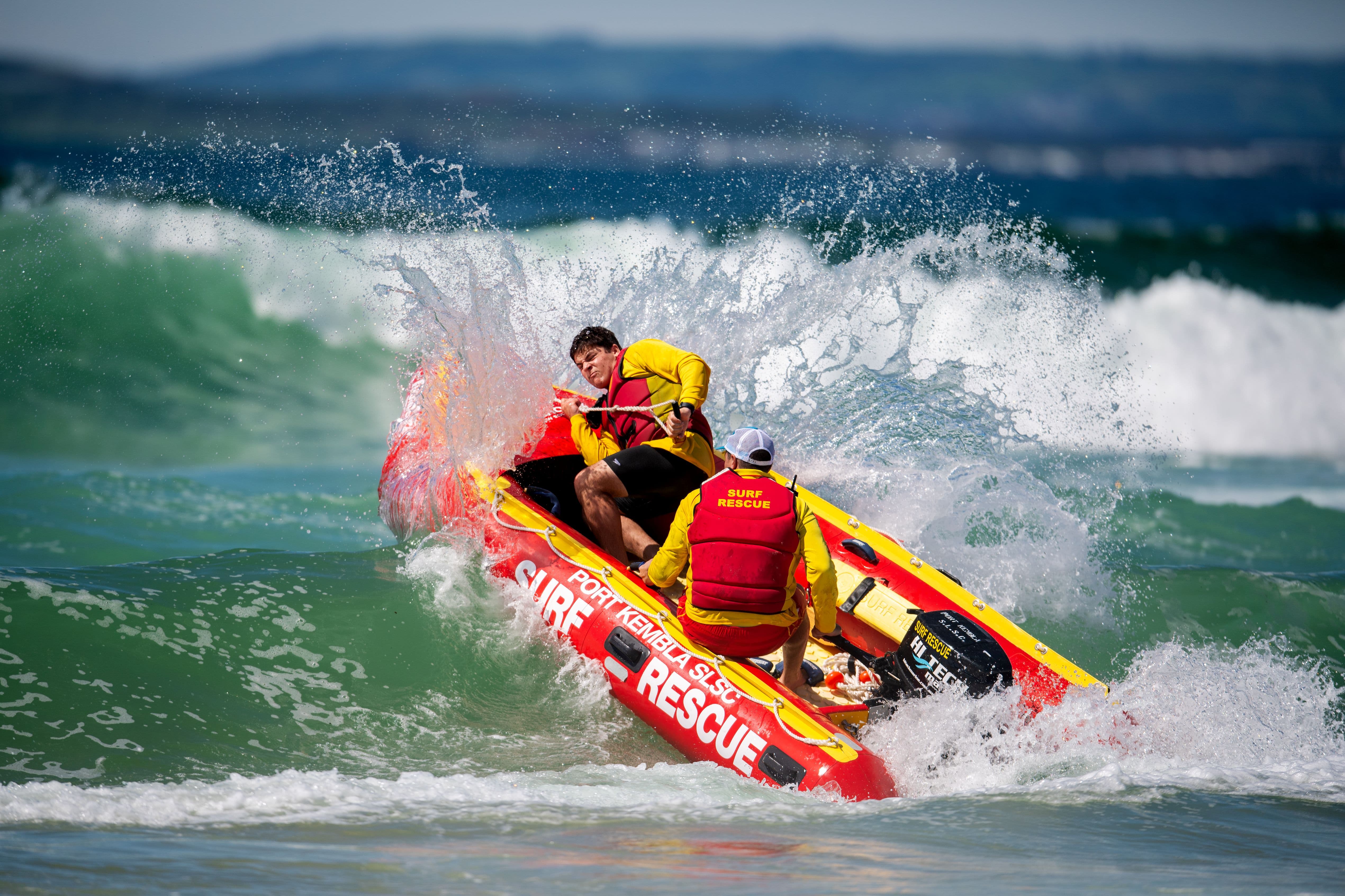 Port Kembla surf club IRB 