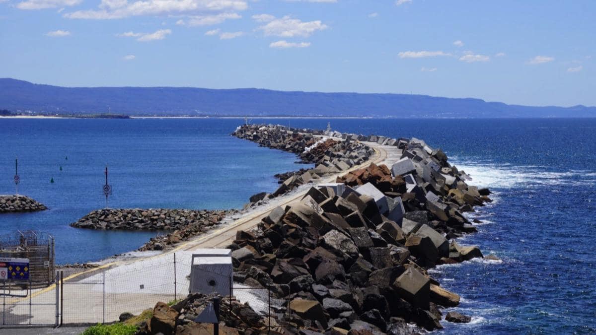 Eastern Breakwater at Port Kembla